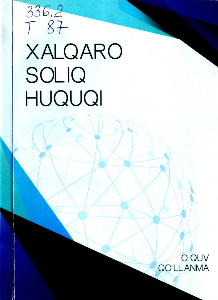 Xalqaro soliq huquqi. 2019.
