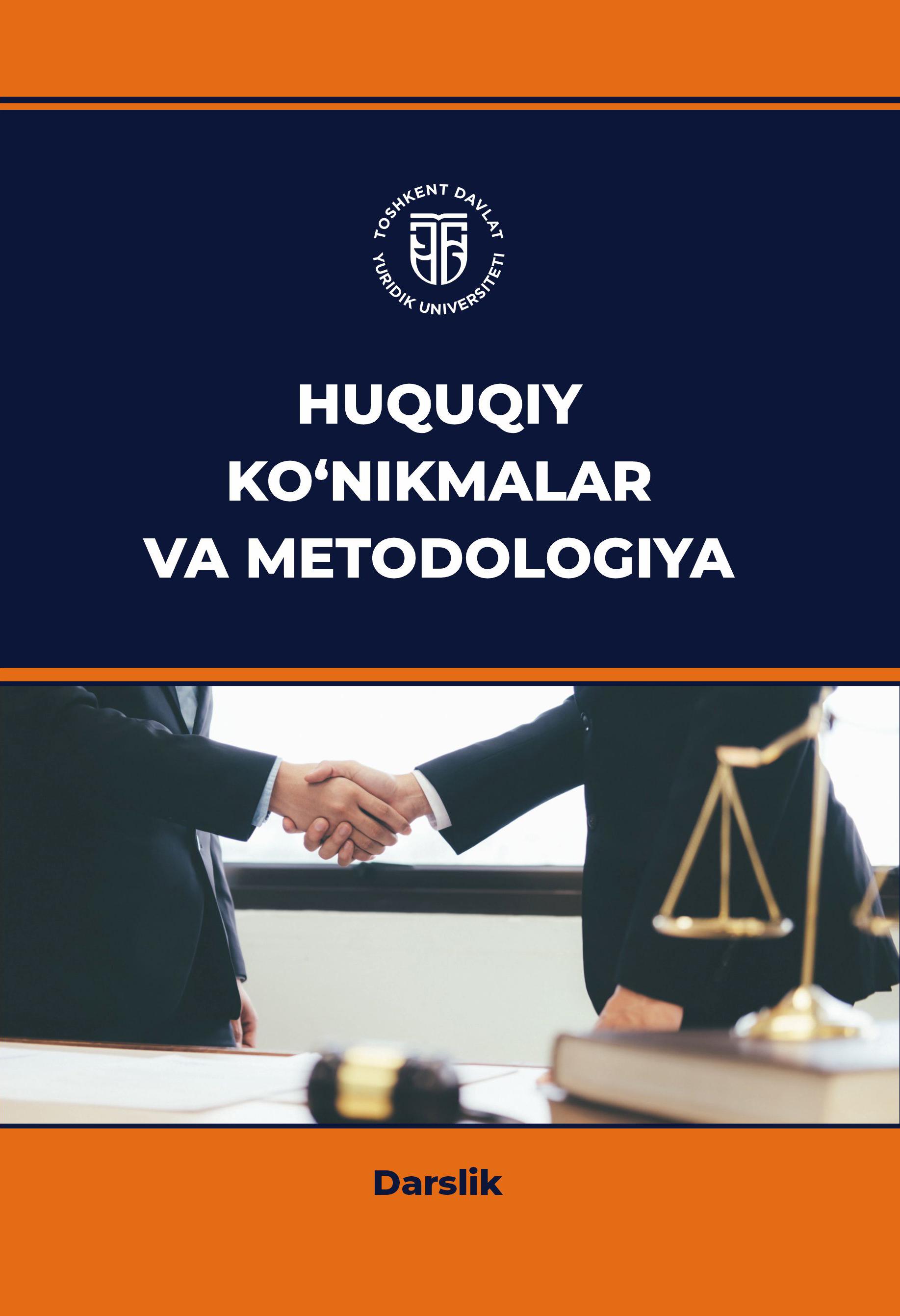 Huquqiy ko'nikmalar va metodologiya. 2024