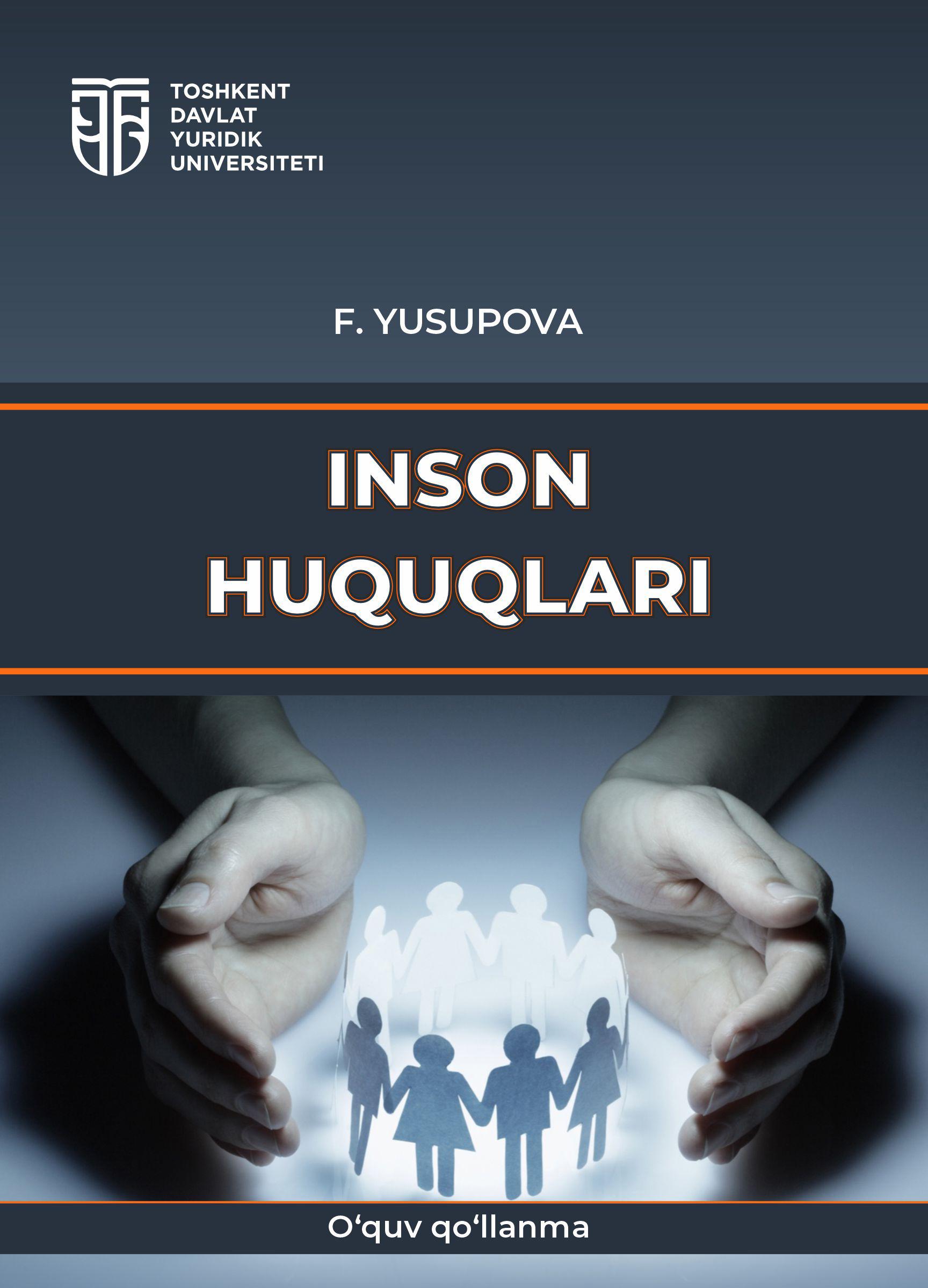 Inson huquqlari. Yusupova F. 2024