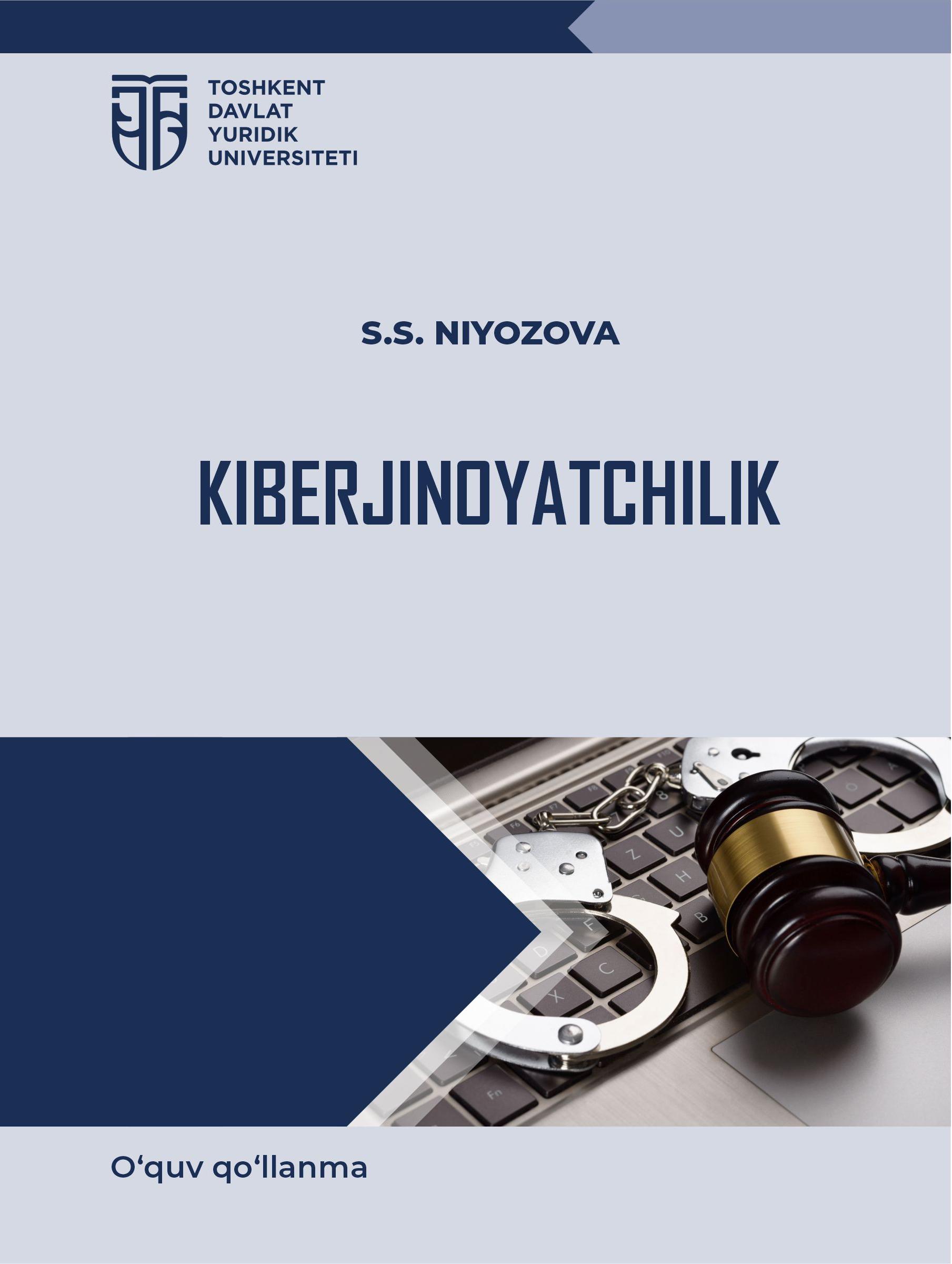 Kiberjinoyatchilik. Niyozova S. 2024