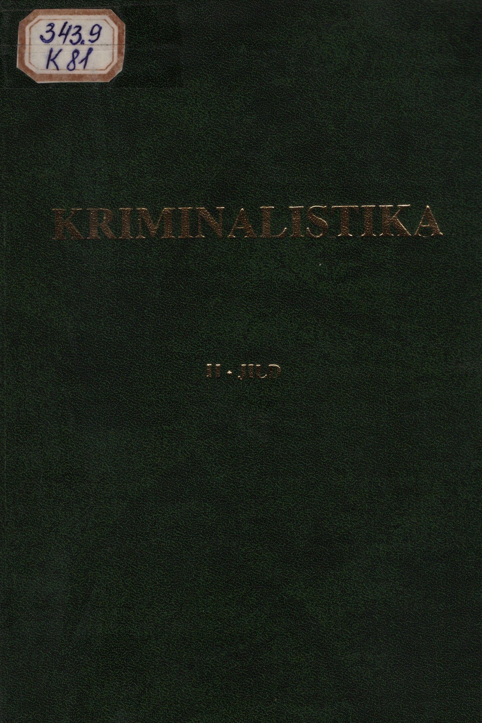 Kriminalistika 2.2008