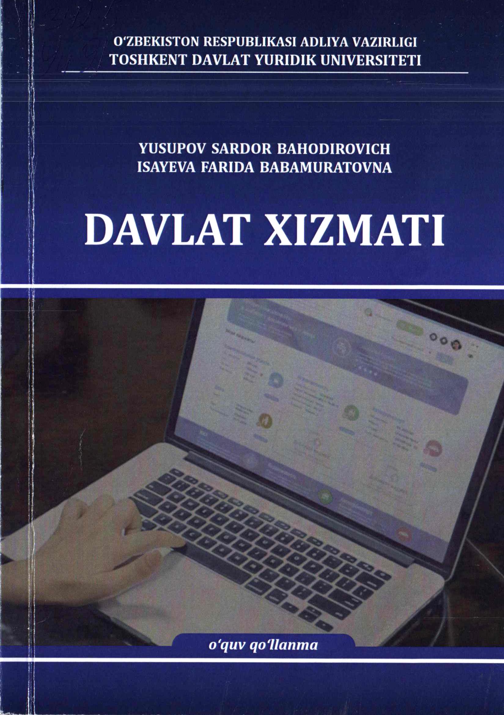Davlat xizmati. Yusupov S. 2022