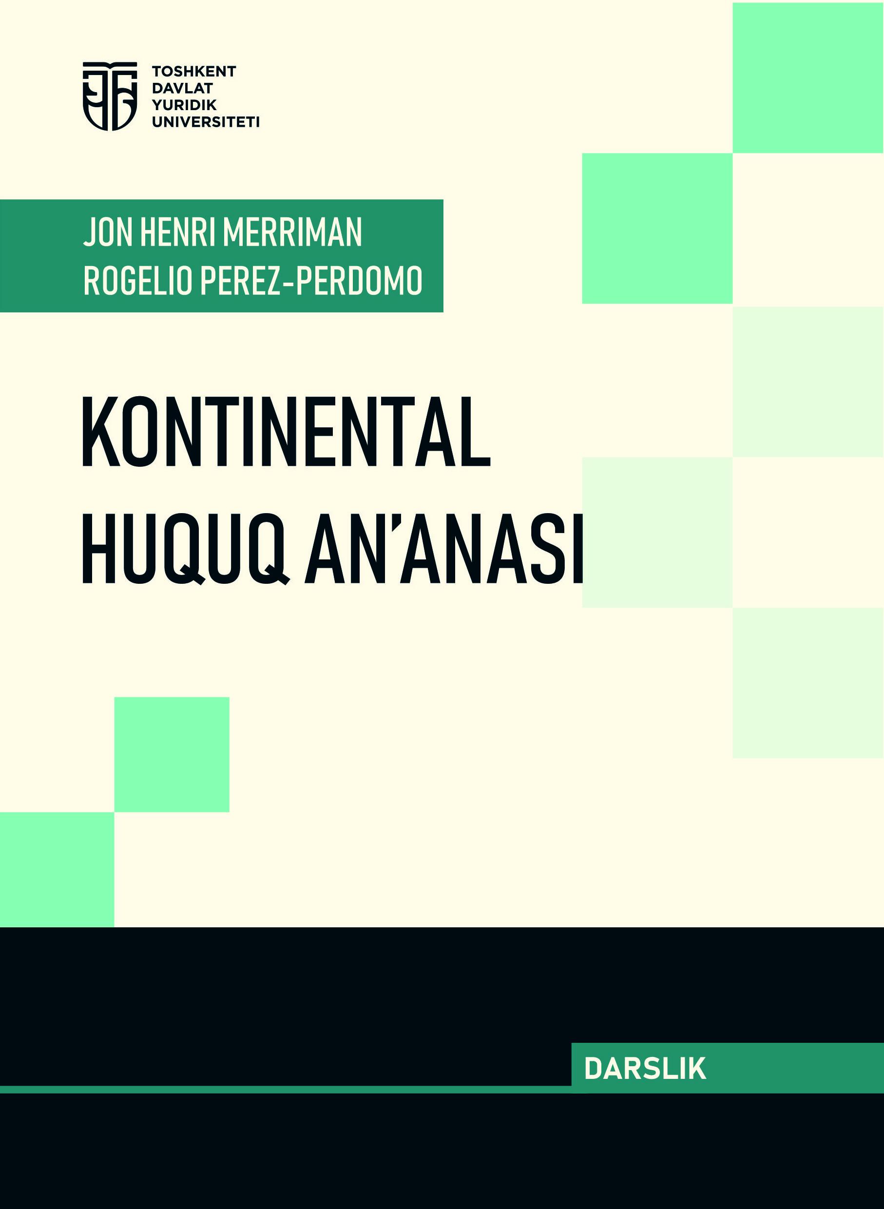 Kontinental huquq an'anasi. 2025