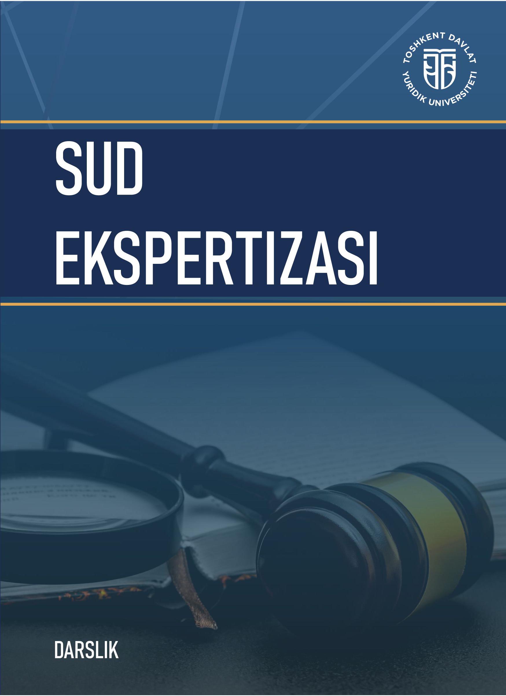 Sud ekspertizasi. 2025