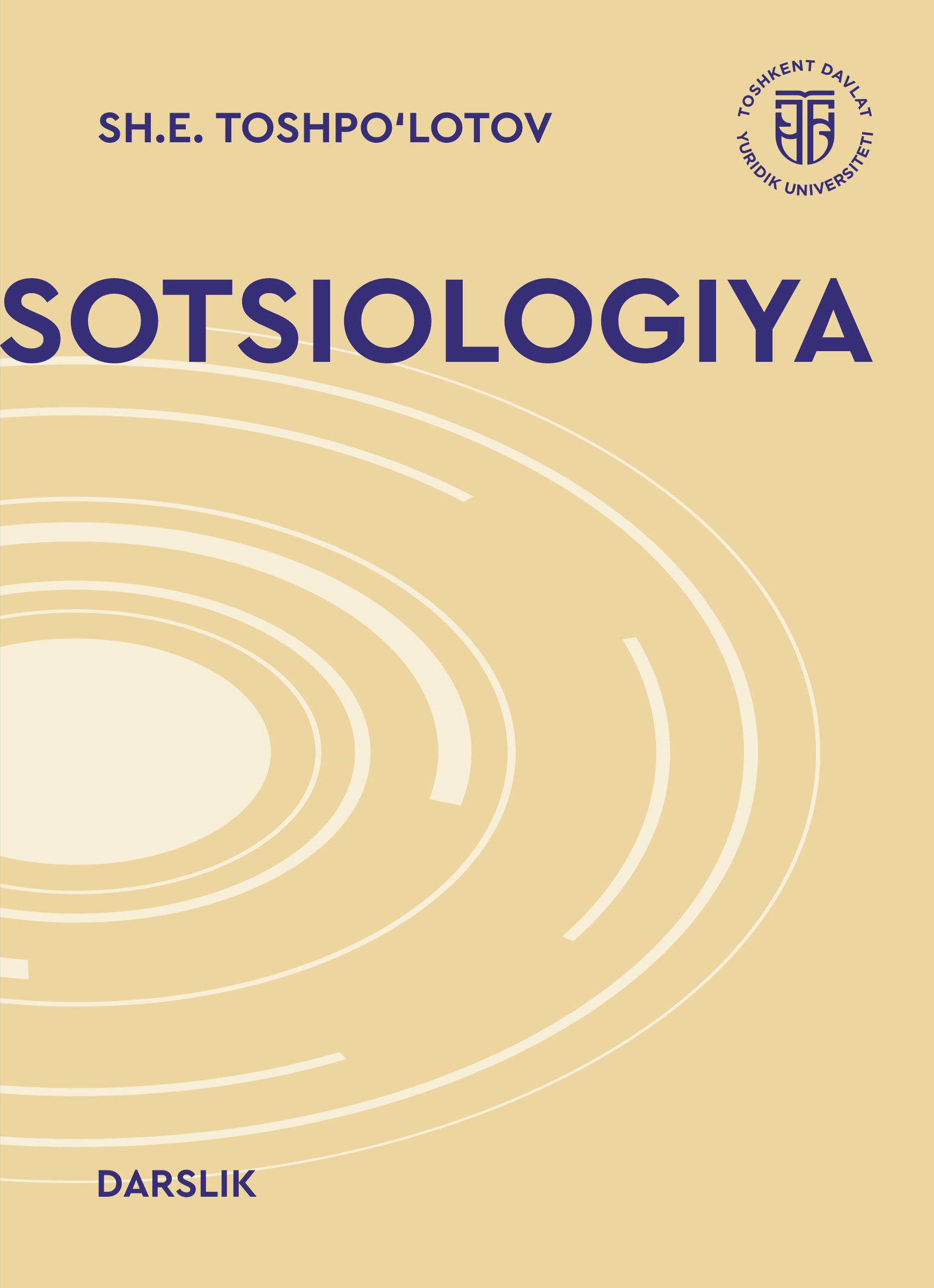 Sotsiologiya Toshpoʻlotov Sh.E. 2025