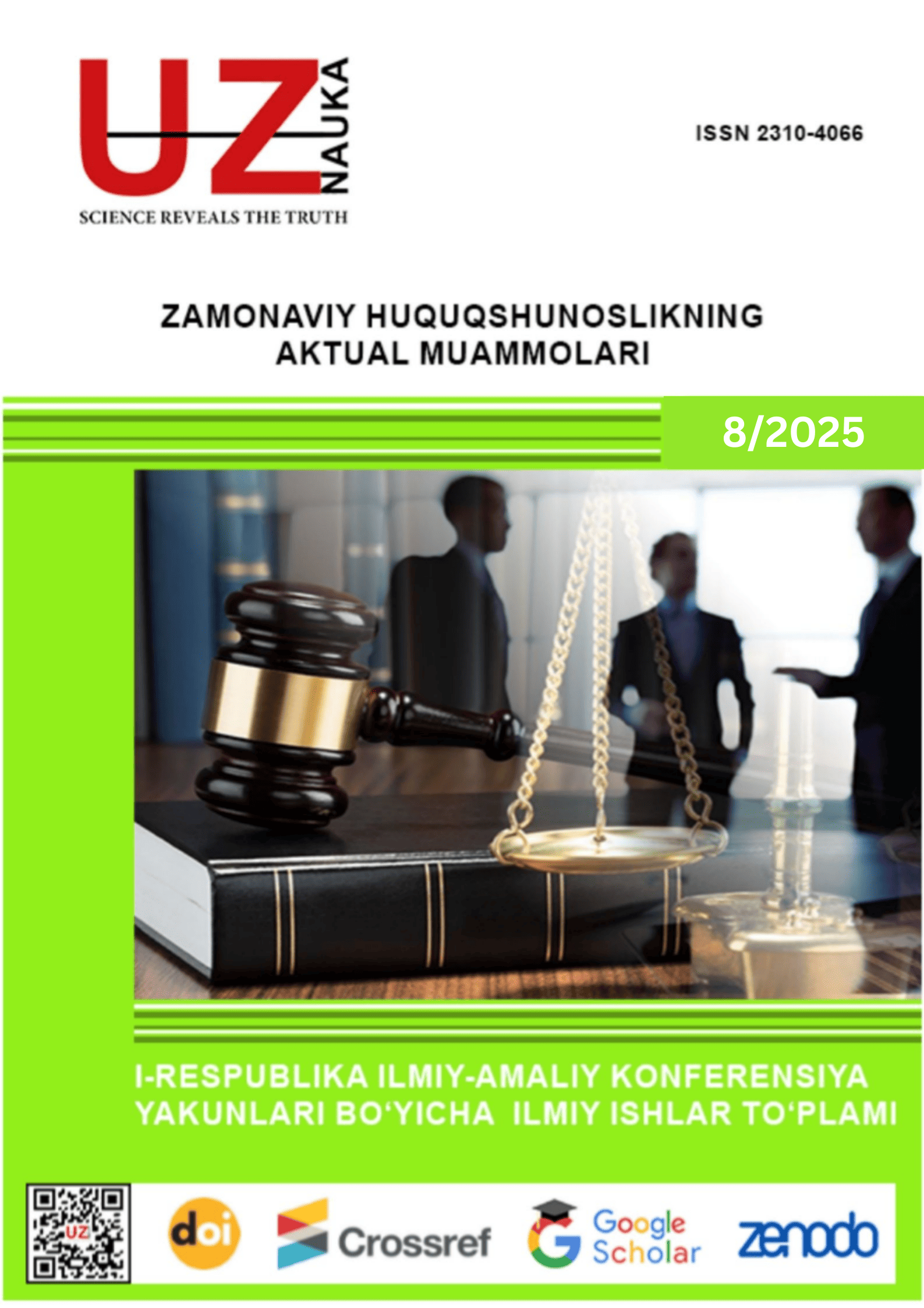 Jinoyatga eltuvchi yugur-yugurlar yoxud mehribonlik uyidan farzand asrab olish tartibi Musaxonova G. 2026